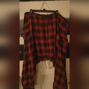 Nicholas K Red Plaid Harem Pants M